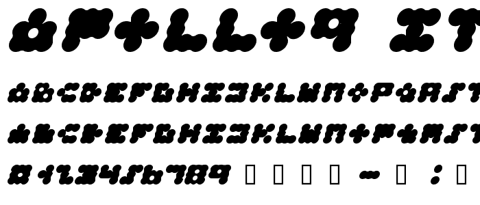 Apollo9 Italic font